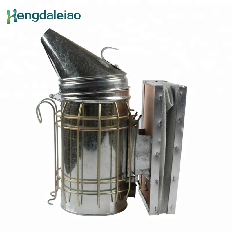 Manual Galvanized Bee Smoker For Beekeeping Equipment