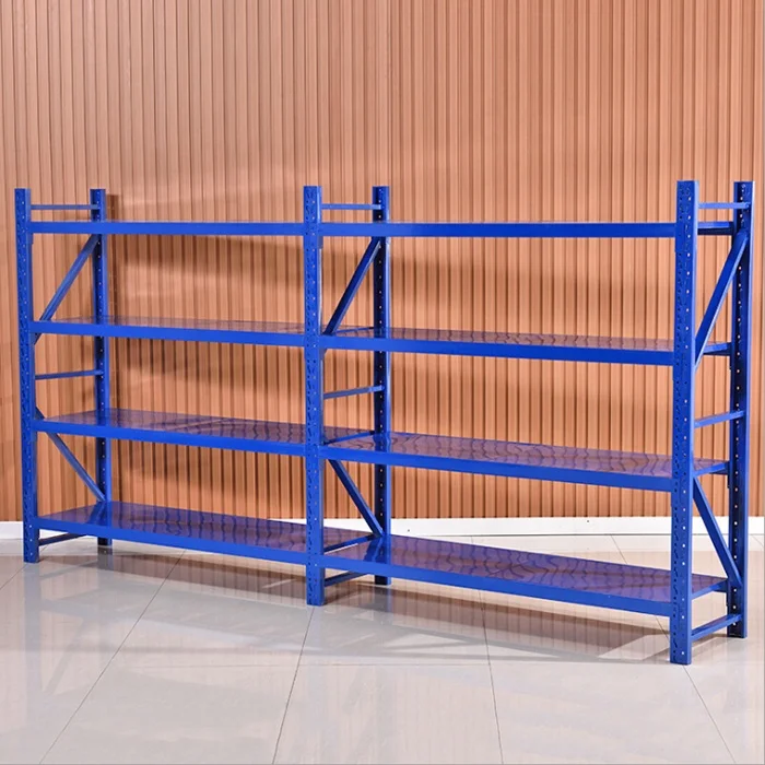 High capacity longspan multi level metal warehouse garage shelving  racks for spare parts