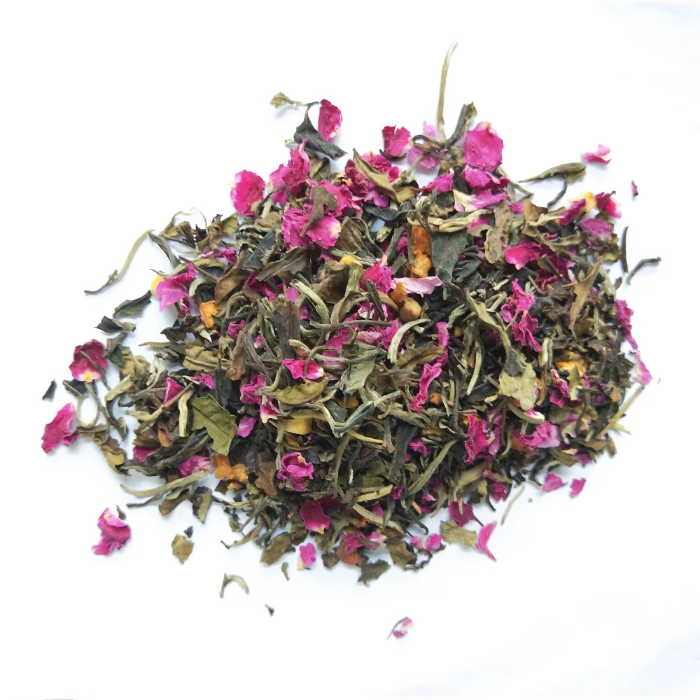 Japanese Sakura Camellia white tea dried flowers loose leaf Cherry White tea