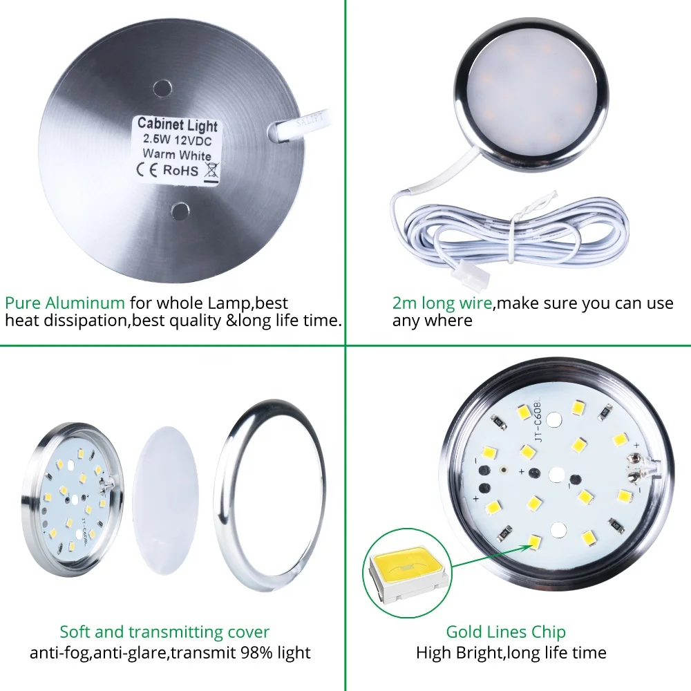 Best Price 12v Low Voltage SMD Aluminium display cabinet light for Kitchen Showcase Server