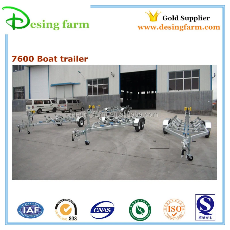 New design galvanized steel ski jet yacht boat trailer for Australia