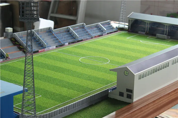 
Guangzhou model making Gold stone stadium model in England for layout/sale 