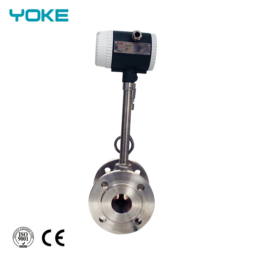 
steam vortex flow meter propane gas flow meter r with temperature and pressure compensation 