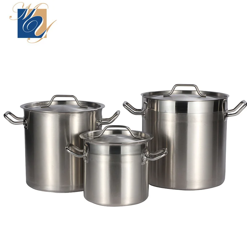 Stainless Steel Stock Pots Large Commercial Cooking Pots Soup Pot With Lid