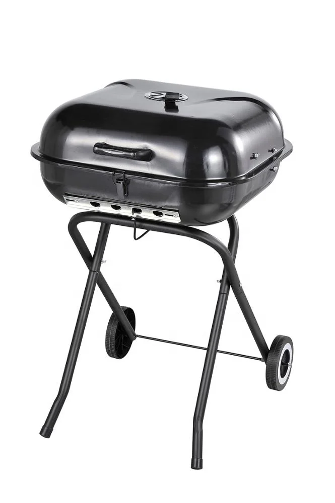 22' Square Folding Charcoal Grill