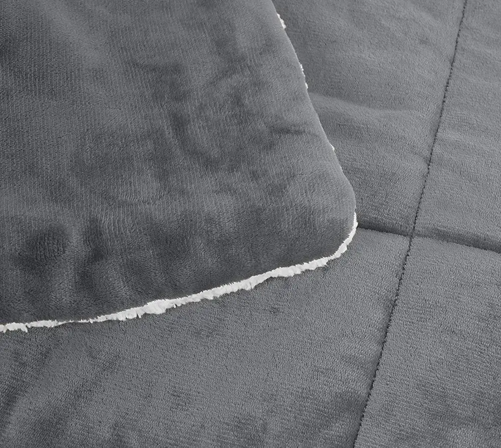 
Super warm, thick and soft flannel comforter and pillow case set 