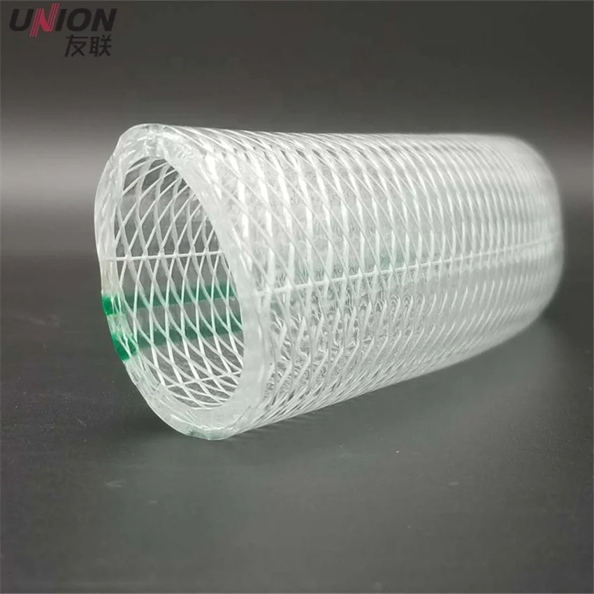 Braided PVC Hose, PVC Transparent Hose, Non-toxic Plastic Fibre Reinforced Tube