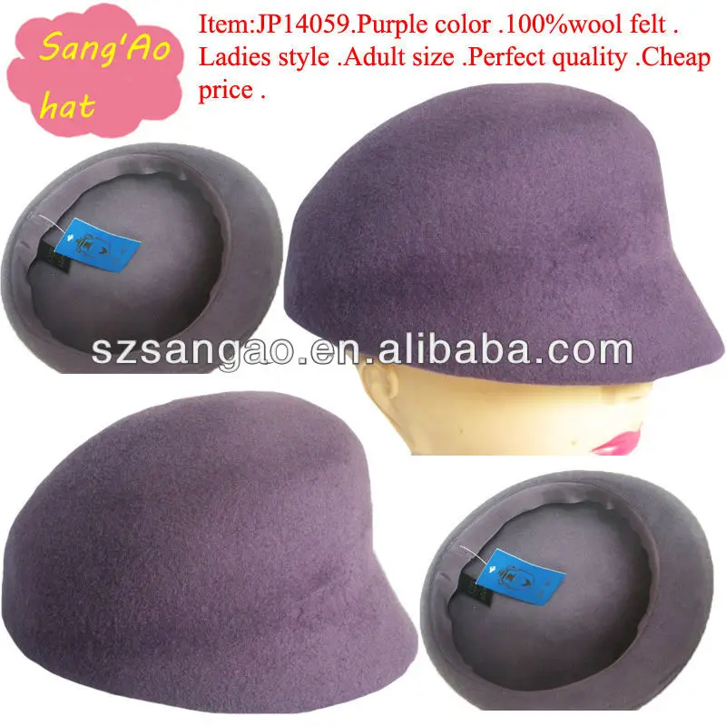 Customized fashion women fedora hat with funy