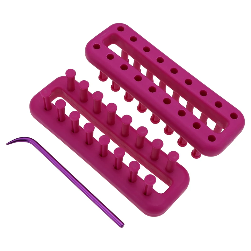 Mini handmade knitting tool  needle loom and crochet hook