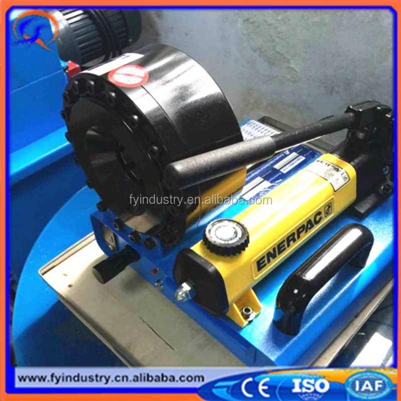CE 1/8'-1' 8sets 2016 Portable hydraulic hose crimper machine Air pressure hose crimping machine P16AP