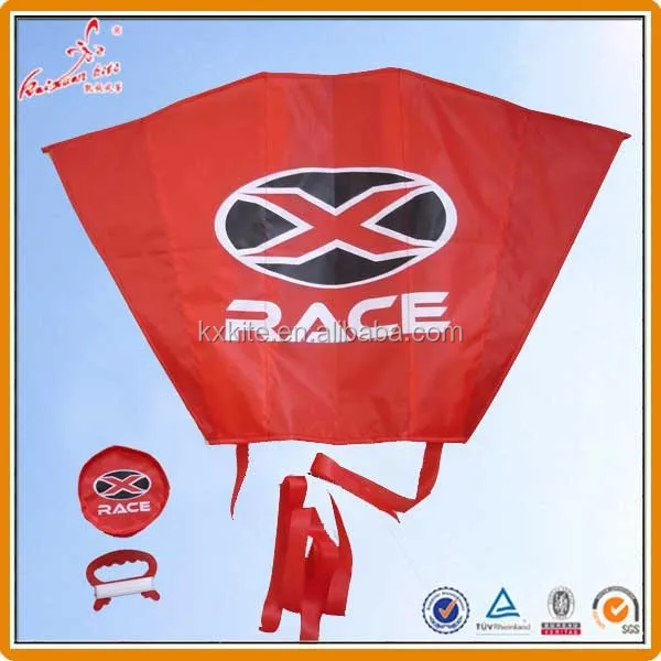 Mini foldable sled kite with kite thread for promotion