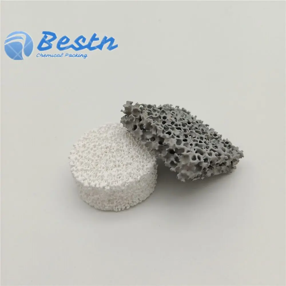 Casting Filtration Ceramic Foam Filter Alumina  Al2o3 Ceramic Foam Filter For Metal Foundry
