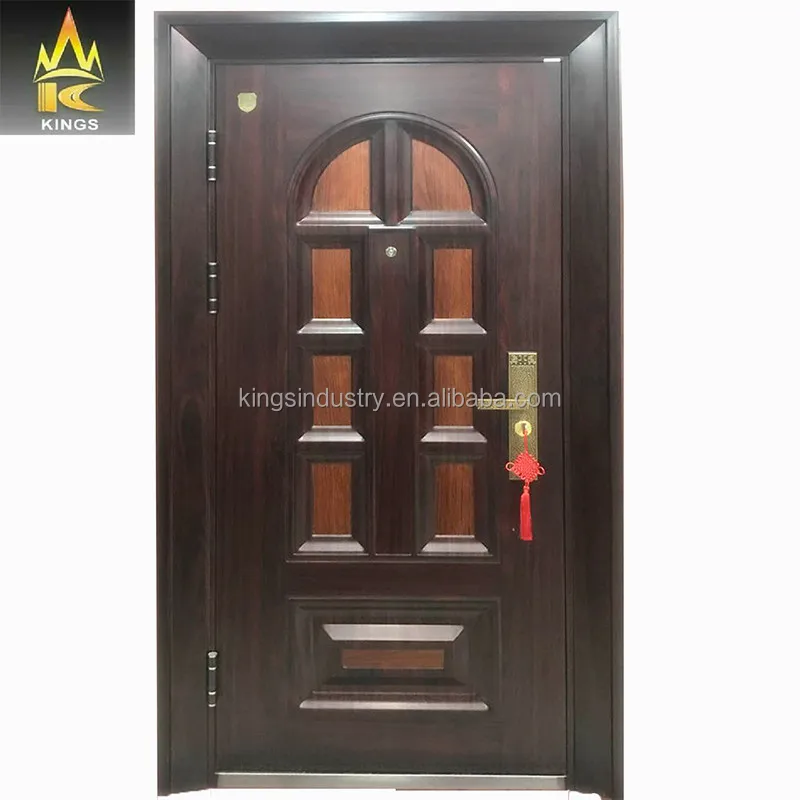
Hot Sale Good Quantity indian main door designs Steel metal door security door 