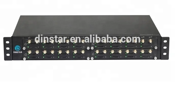 32 порта VOIP GSM-шлюз с поддержкой