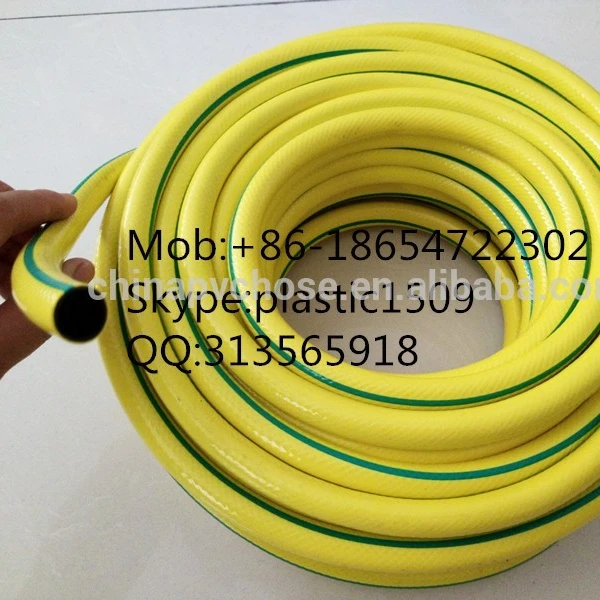 
PVC Clear Hose Garden Nylon Braided Hose PVC Fiber Braided Reinforced Hose 