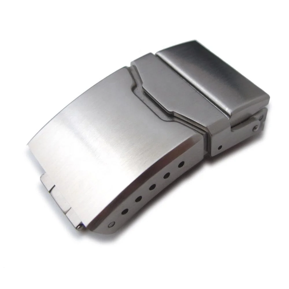 V-образная застежка с двойной кнопкой, застежка для часов для дайвинга 22 мм