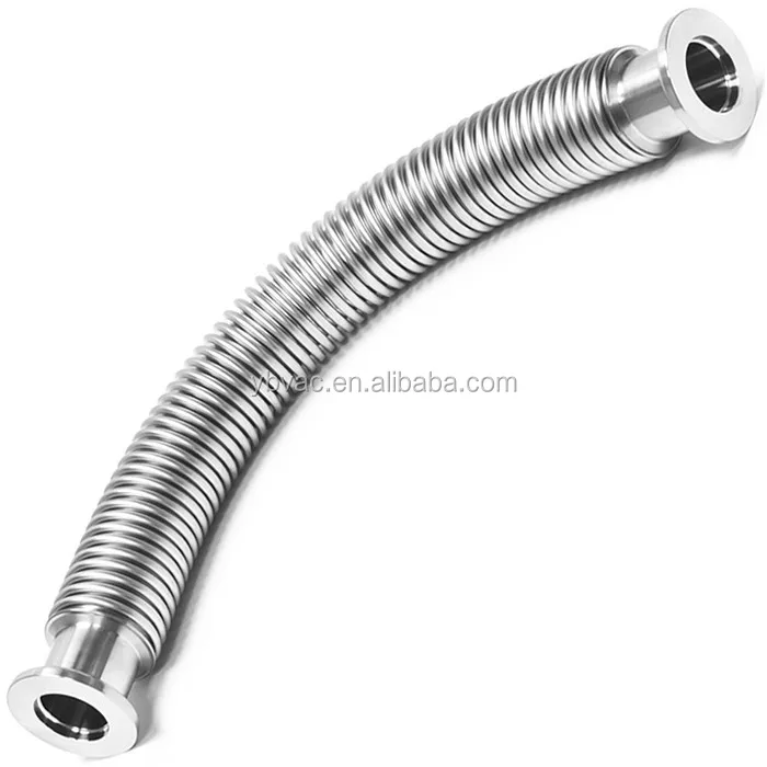 flexible stainless steel bellows hose KF16- 20 inches long for vacuum use