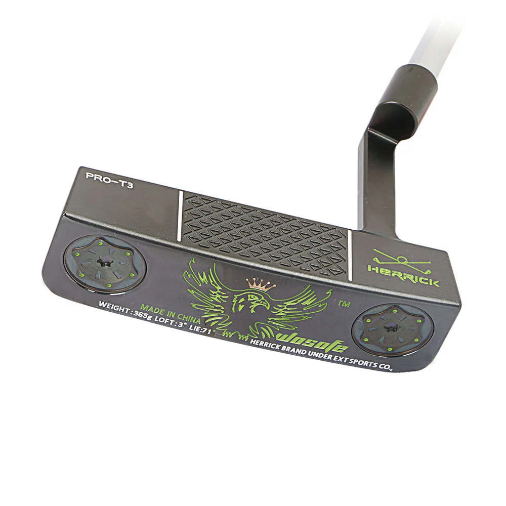 Стальной стержень в форме полосы, мужской черный хроматический клюшка для клюшки для гольфа