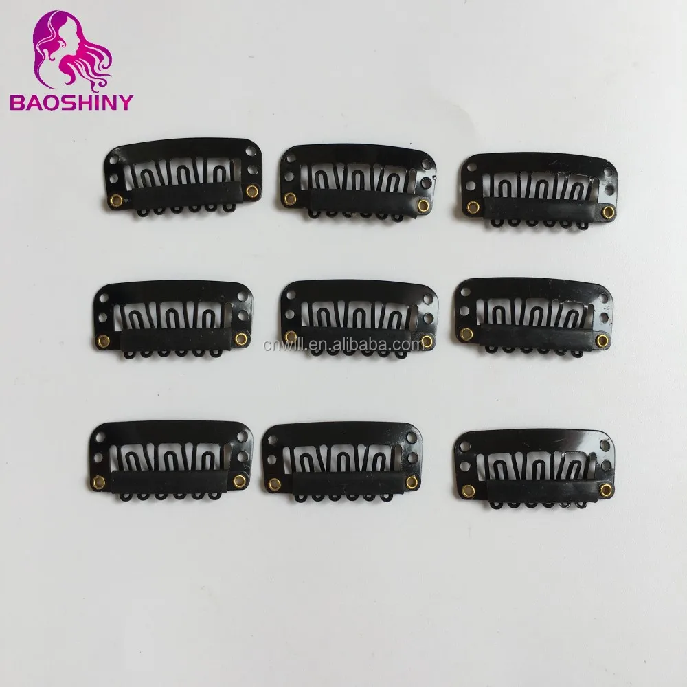 2 8 3 u-образные зажимы черные для наращивания волос 1000 шт. в пакете