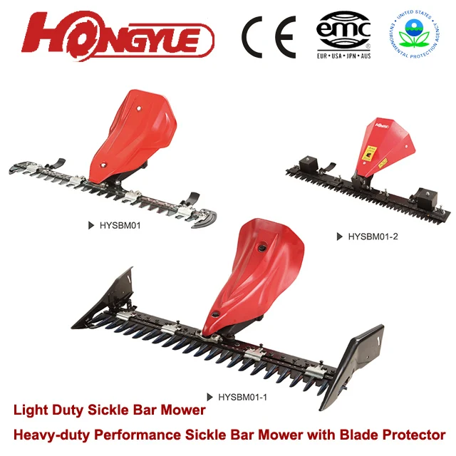 
Italy technology Hongyue mini farm walk hehind garden tractor oil bath sickle bar mower 
