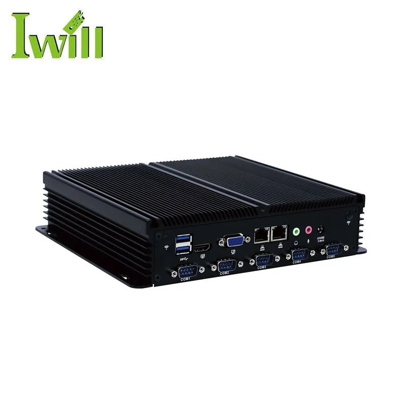 In stock industrial automation computer Core I5 4300U industrial pc price RS 232 422 485