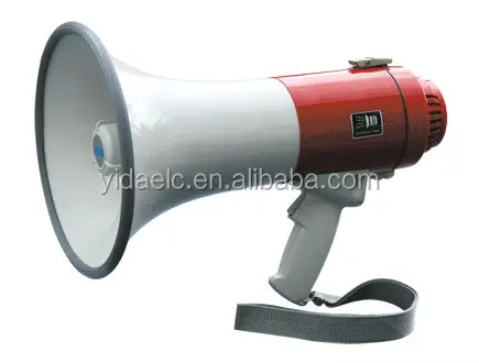 15 watts RMS handy megaphone with battery