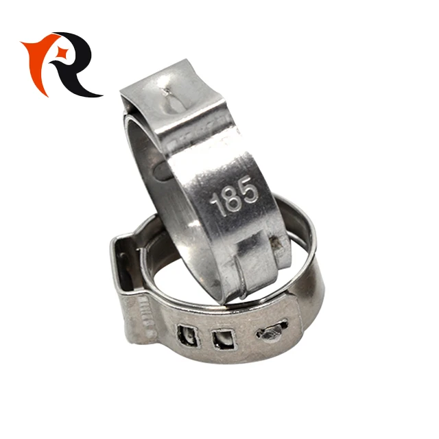 
Trade Assurance SS304 hsoe clamp stainless steel hose clip single ear hose clamp  (62528791408)