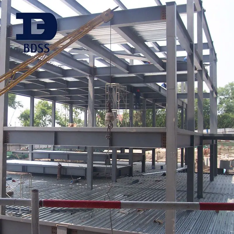 
Multi-story Prefab Steel Building with Construction Plan 