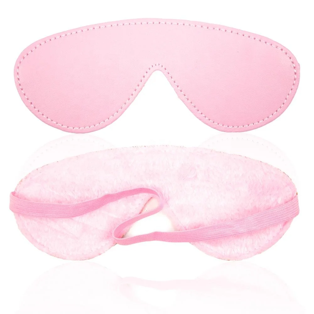High Quality Blindfold Leather with Plush Mask for Adults Bondage Games Factory Price SINFUL PINK BLINDFOLD BONDAGE TOY