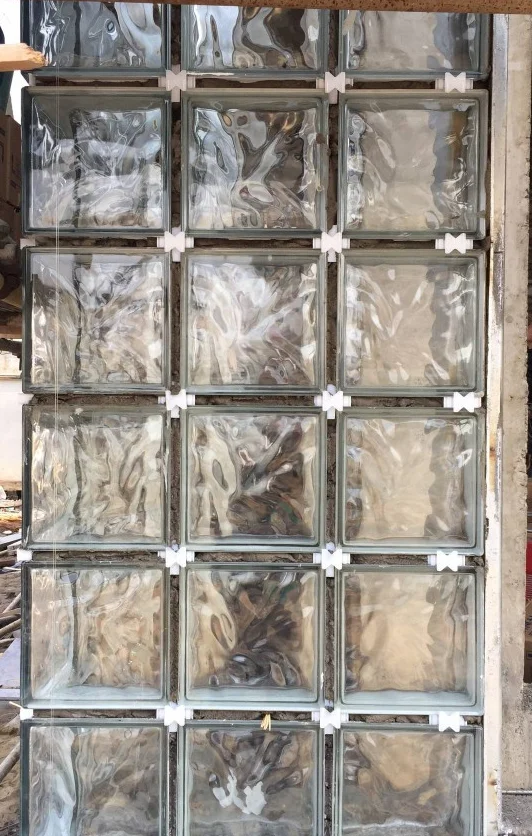 80 95 100mm glass block plastic spacer