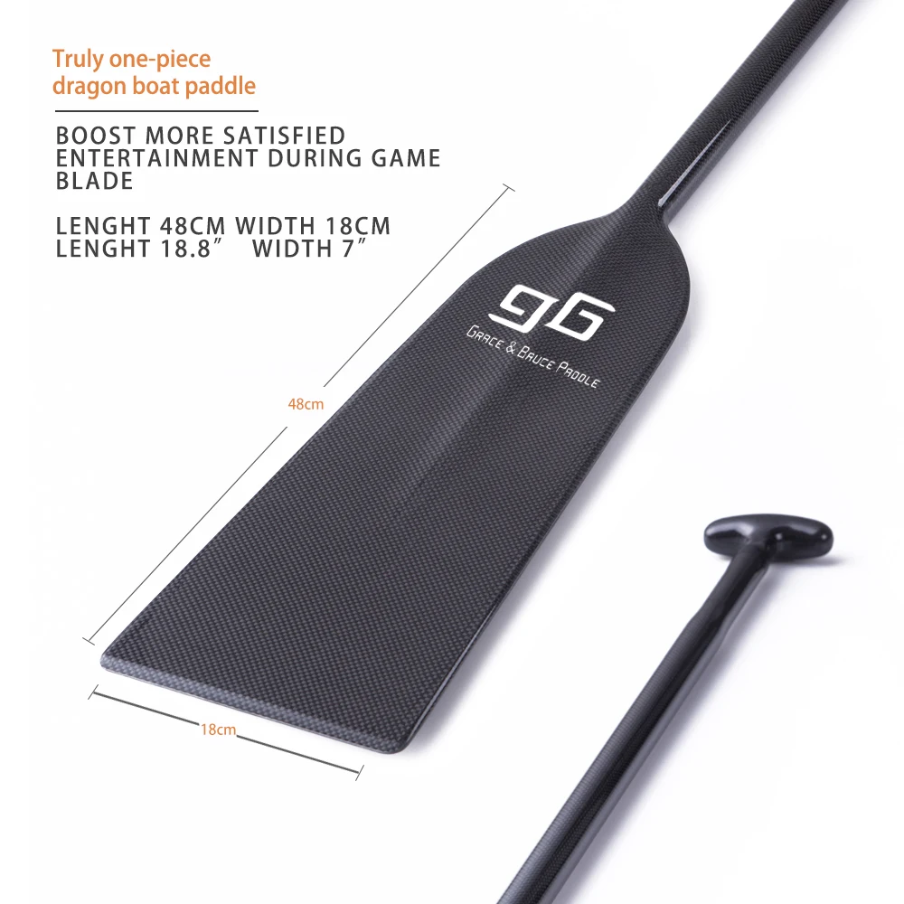 Сертифицированное весло IDBF для лодки-дракона фиксированной длины, весло из углеродного волокна для лодки-дракона
