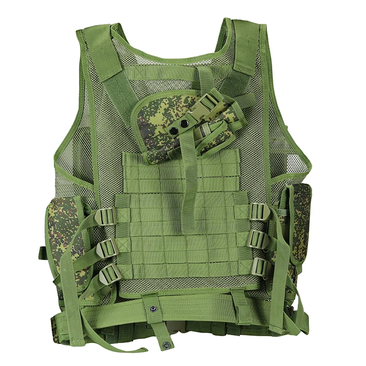 Wear-resistant Camouflage Multifunctional tactical Vest Molle Tactical Hunting Vest Jacket With Multi Pocket