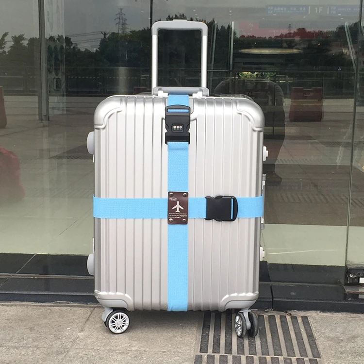 Custom Personalized Scale Lock Adjustable Cross Luggage Strap