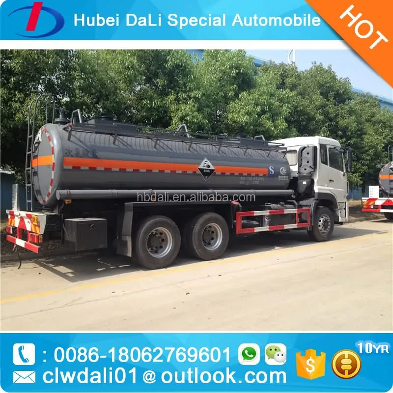 15MT tank truck for caustic soda sodium hypochlorite ammonia water
