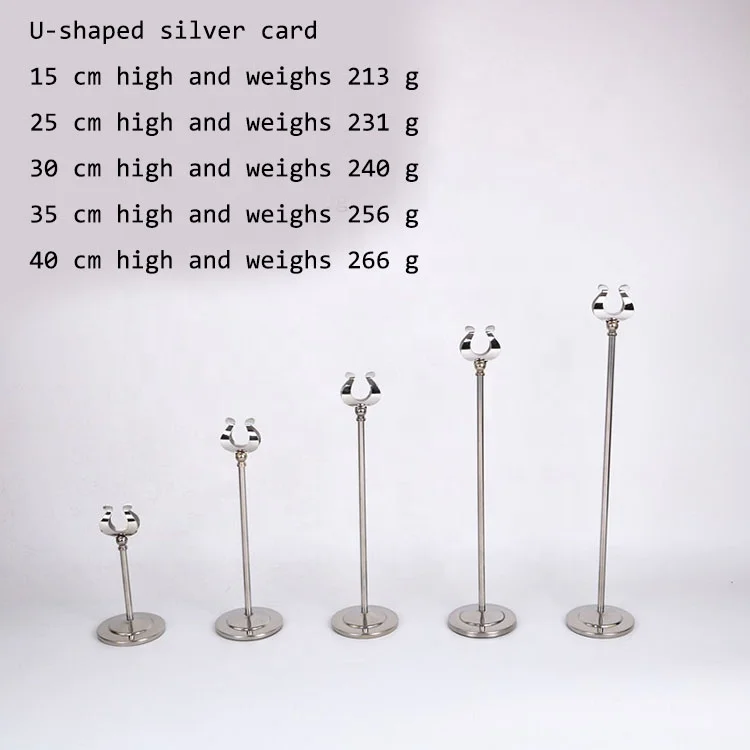 Pack Wire Shape Picture Stand Place Cardholder Tabletop Menu Reserved Table  Number Card Holders
