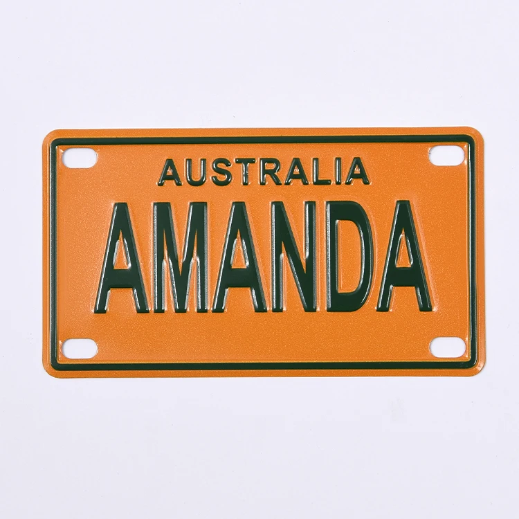 Hot Sale Aluminum Main Material Car Number License Plates