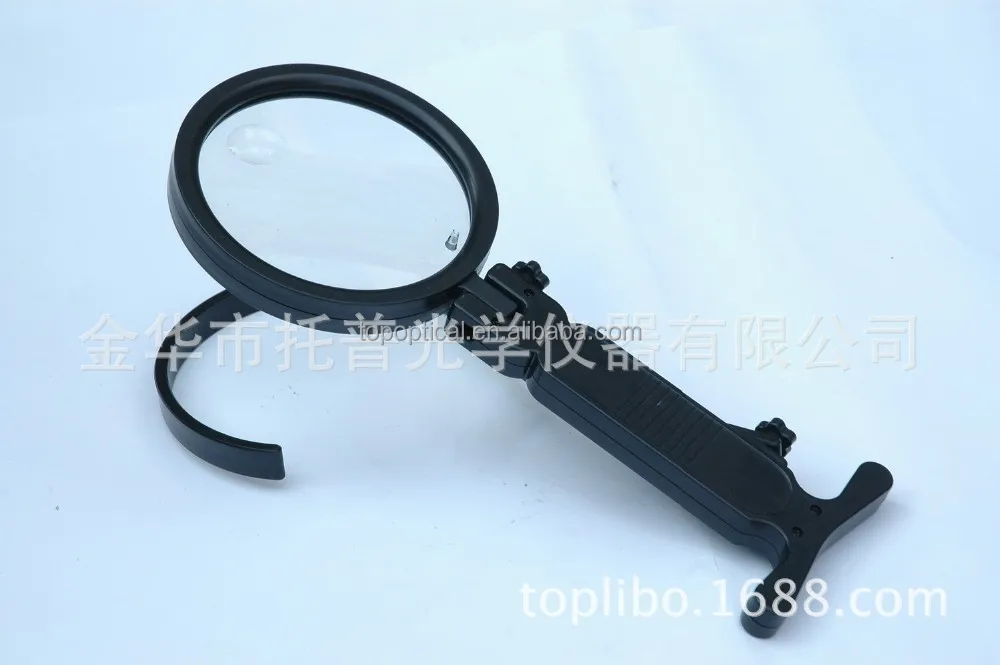 Good Quality suspension hand free embroidery magnifier ,Magnifying Loupe for reading Newspaper