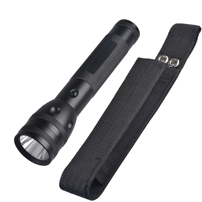 Waterproof High Power T6 LED Heavy-duty 2 Cell D Battery Flashlight with holster