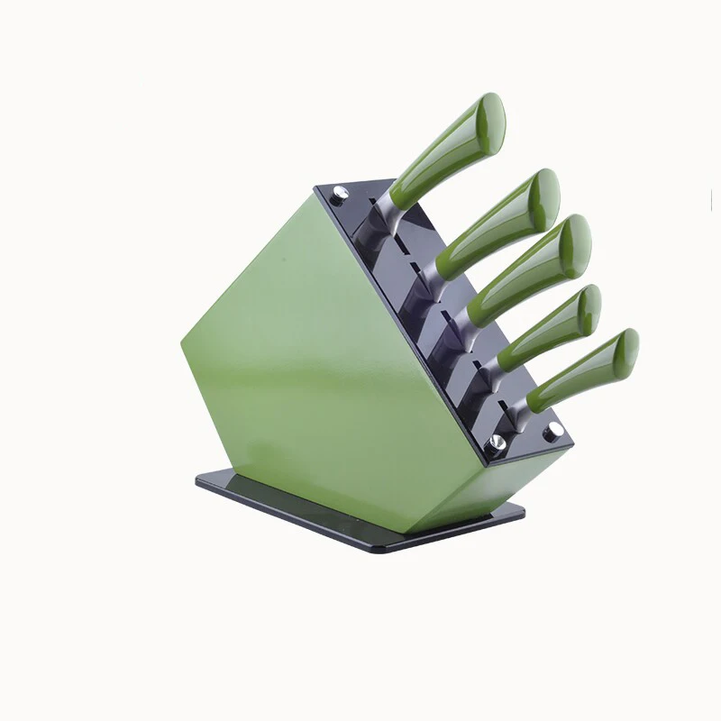 New lovely stainless steel 6pcs royalty line kitchen knife set