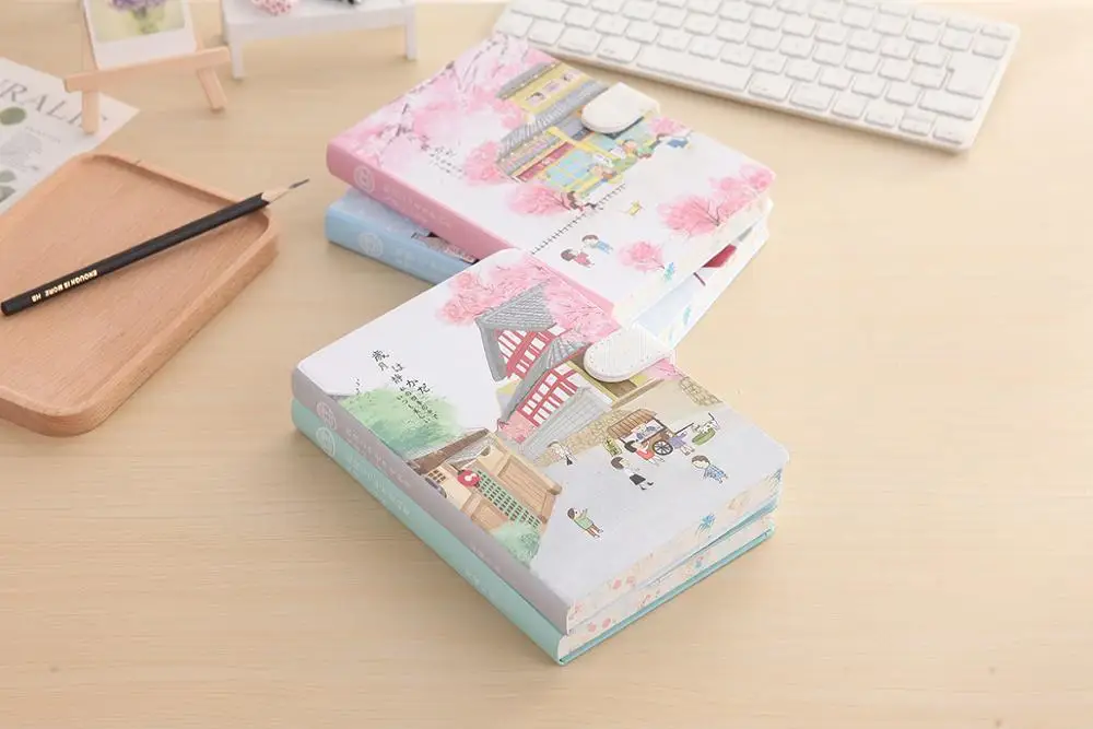 
cute personalized hardcover notebook with CMYK printing for school writhing 