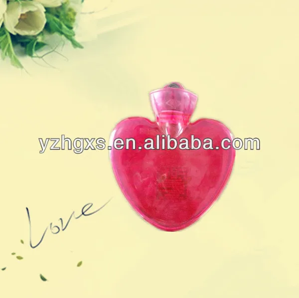 PVC Heart Hot Water Bottle & the Cover