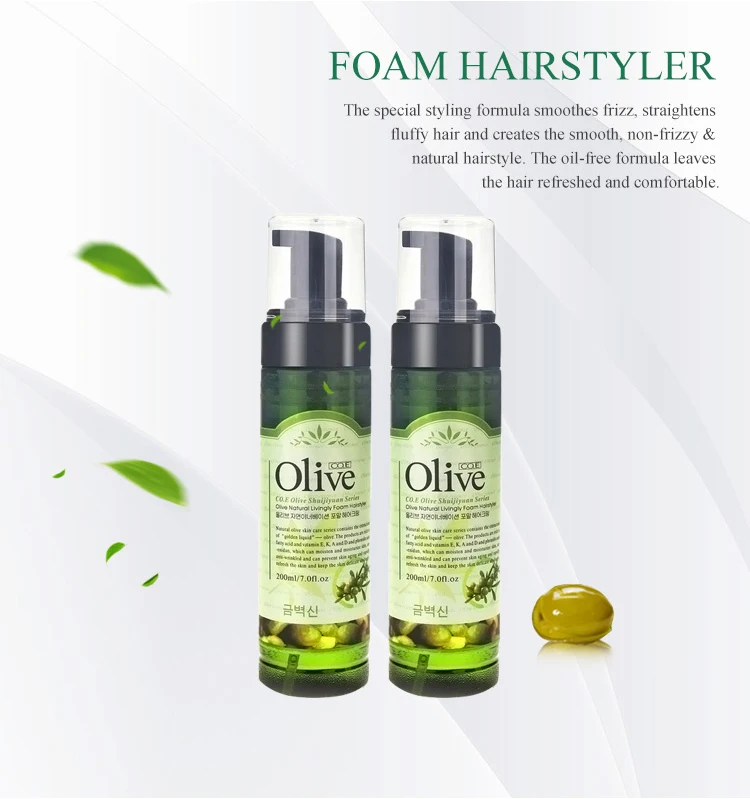 CYW2014 CO.E Olive natural livingly foam hair style 200ml
