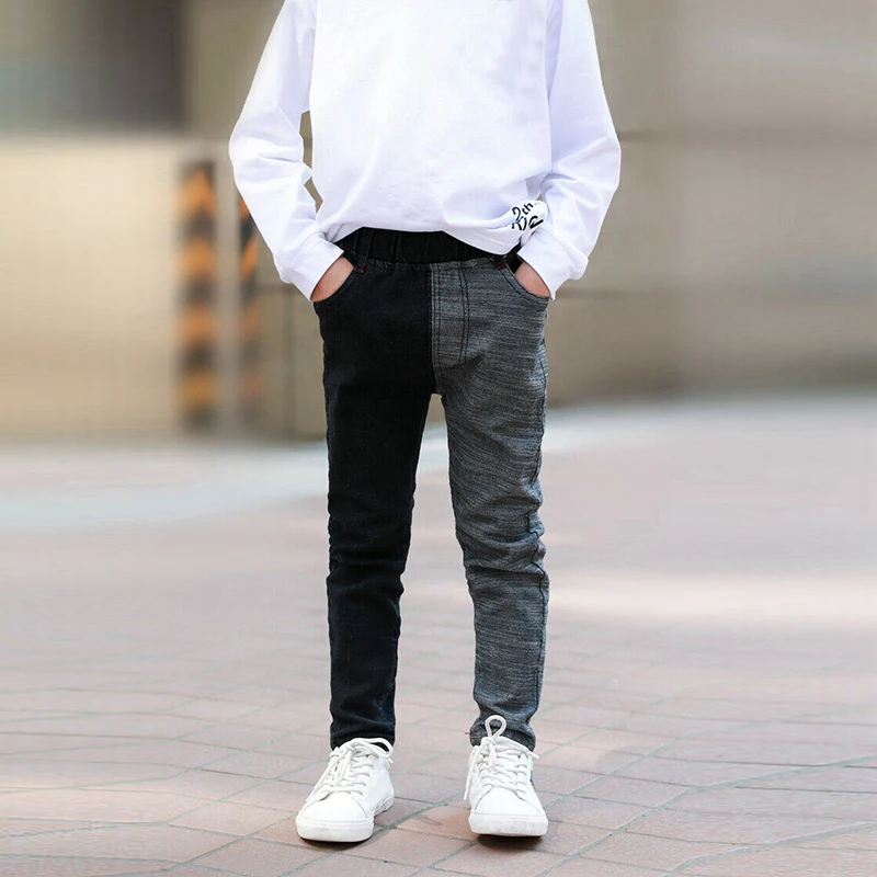 
Jeans Brand Kids denim jeans Boys Trousers Clothes straight Children Jeans Cowboy elastic waist Pants factory price 