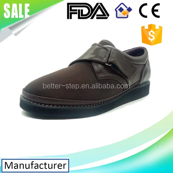 New Type Genuine Leather Hand Made Women Diabetic Footwear,Medical Diabetic Shoes For Bunion Feet