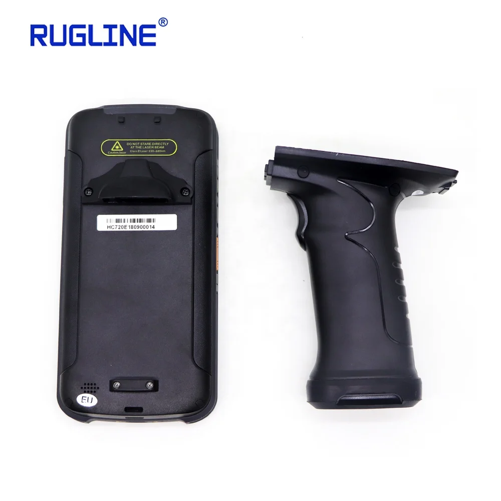 High Quality Android 8.1 OS Handheld Mobile Data Collector Rugged PDA Android 1D  2D Barcode Scanner with Pistol Grip