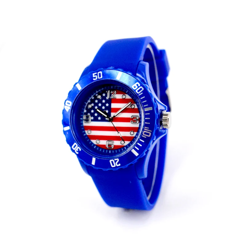 
Branded design your own logo custom russia world cup watches 
