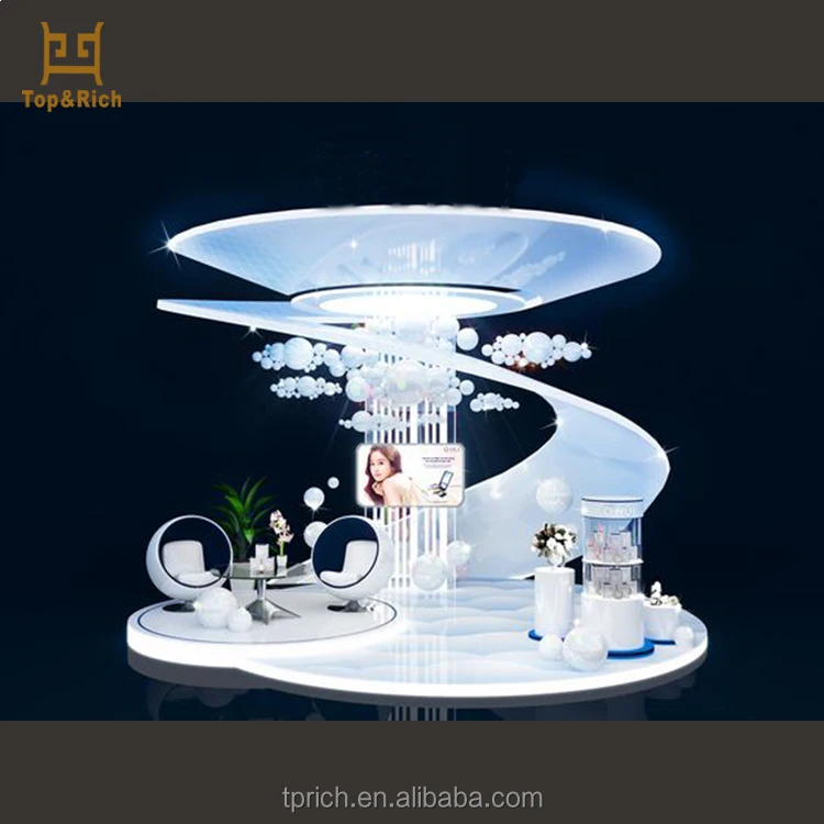 Extraordinary Design Simple Fashion Decoration Cosmetic Kiosk For Wholesale