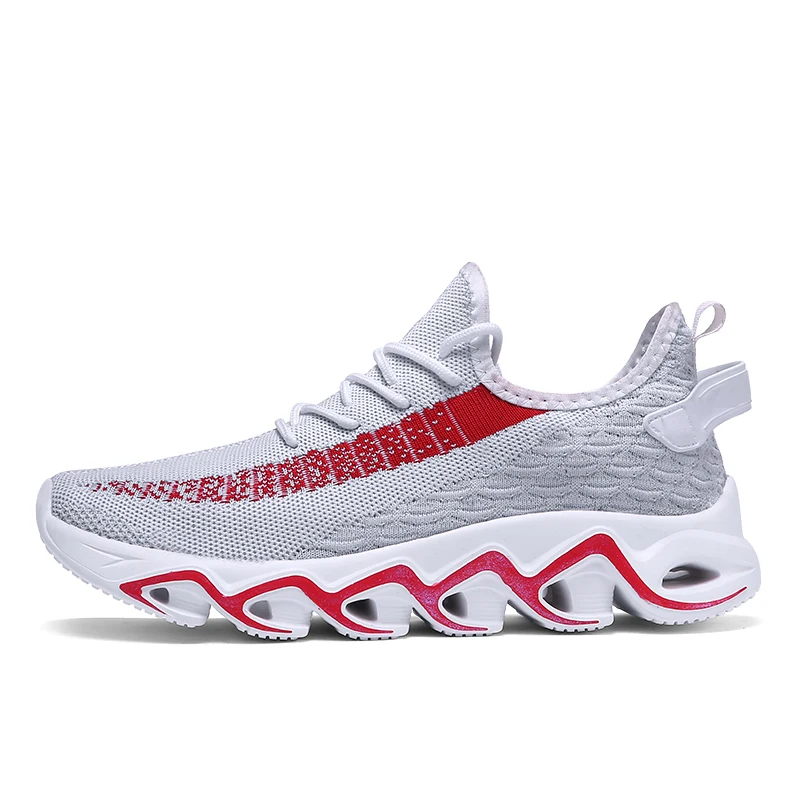 Мужские кроссовки большого размера, плетеные беговые туфли с лезвиями, международная торговля