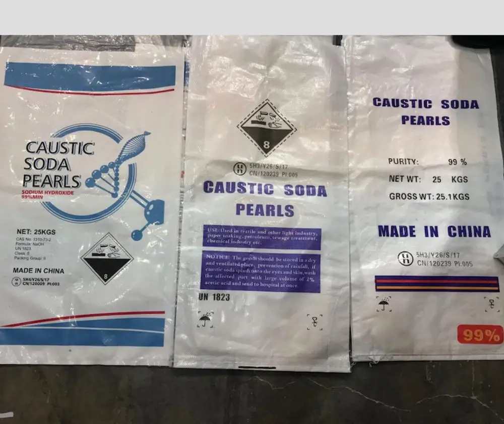 
99% Caustic Soda ,Sodium Hydroxide pearl / flakes -- SGS inspection 