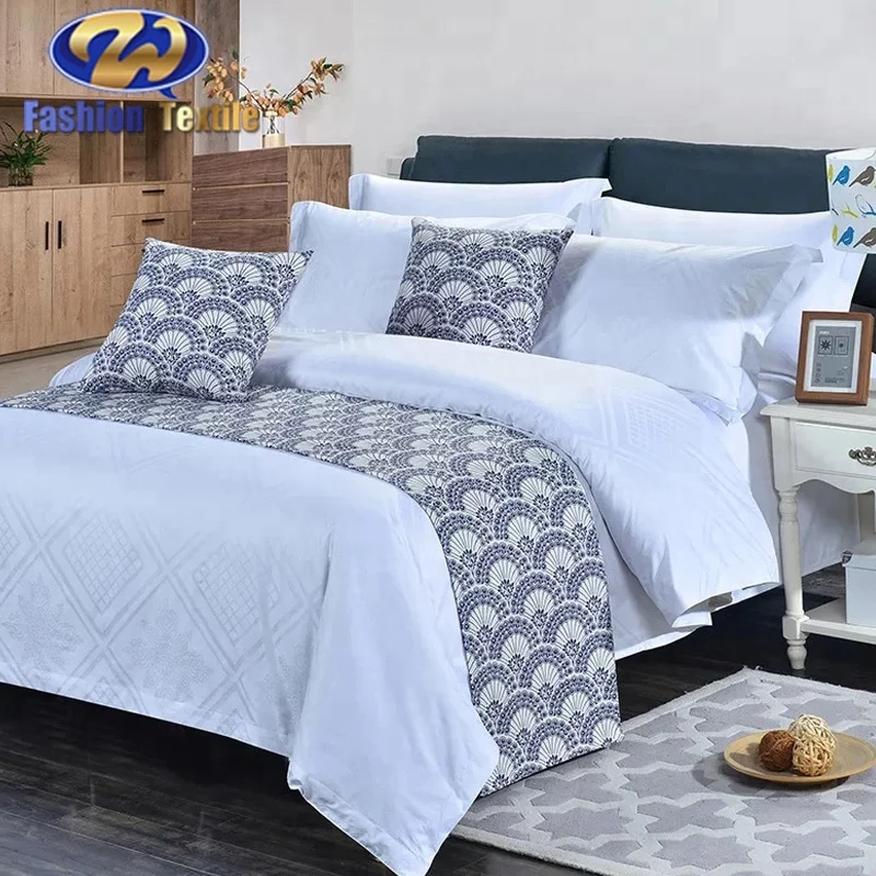 
Quality guarantee embroidered bed runner sets 
